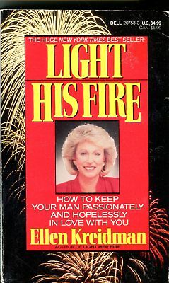 Light His Fire Adult Novel by Ellen Kreidman 1989 Dell Books 042314lm-epa2