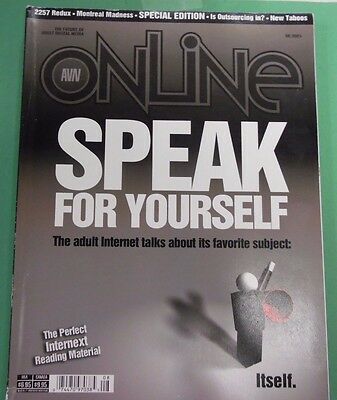 AVN Online Magazine Speak For Yourself Adult Internet August 2008 062217lm-ep2