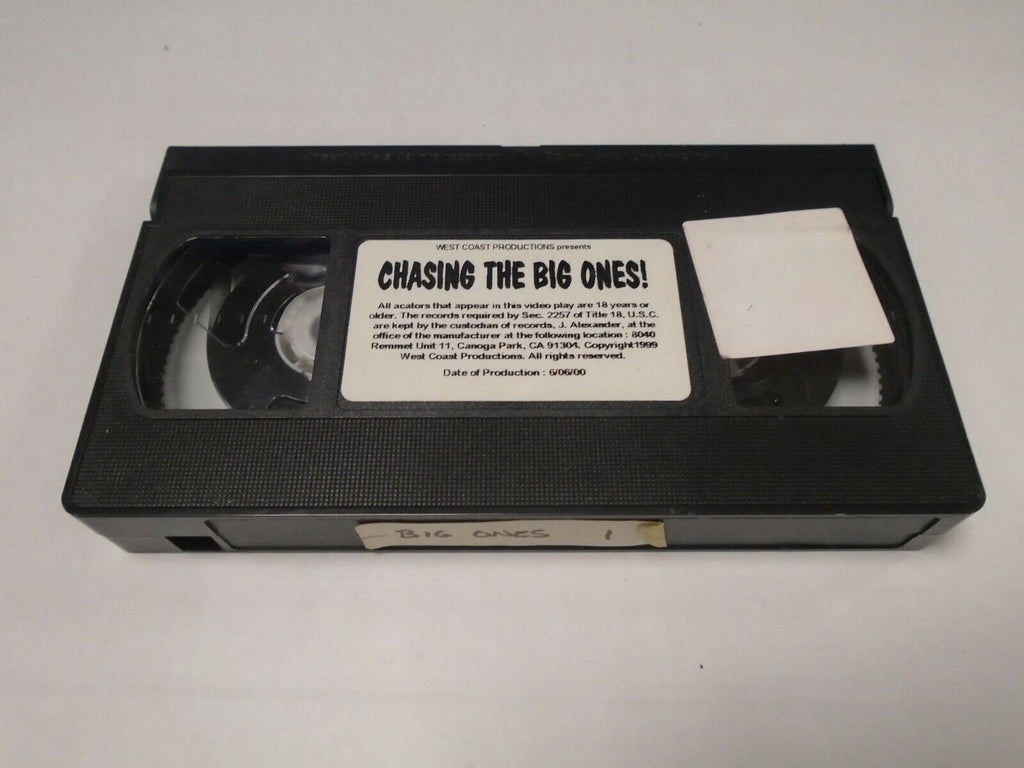 Chasing The Big Ones! 2000 West Coast Prod Adult VHS 070419AMP