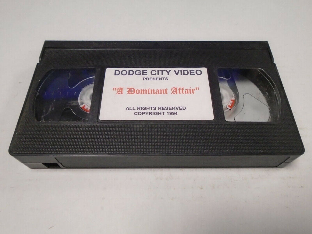 A Dominant Affair 1994 Dodge City Adult VHS 040119AMP