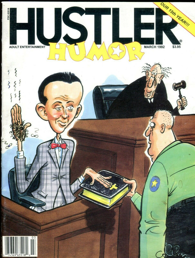 Hustler Humor Magazine March 1992 100419lm-ep
