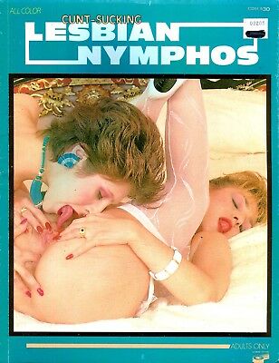 Cunt Sucking Lesbian Nymphos Magazine by Gourmet Editions 121517lm-ep - Used
