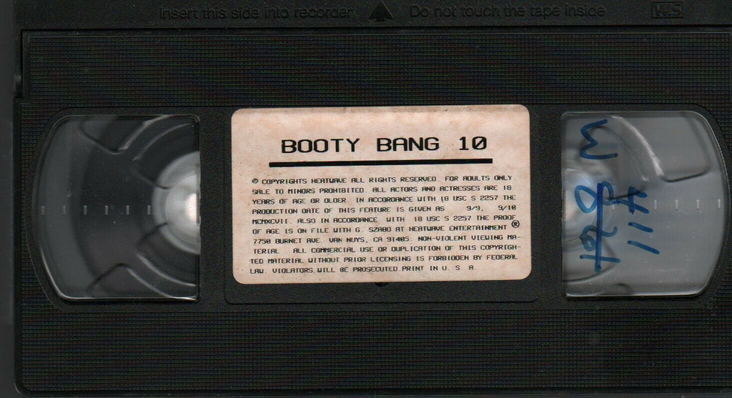 Booty Bang #10 Heatwave Fonda French Meka Johnson Adult VHS 021720AMP