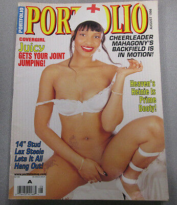 Portfolio Busty Adult Magazine Covergirl Juicy August 1998 vg 031615lm-ep