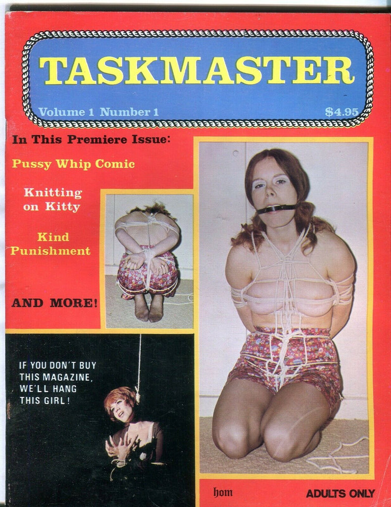 Taskmaster Bondage Magazine Pussy Whip vol.1 #1 1973 112119lm-ep
