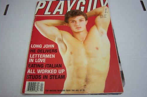 Playguy Gay Adult Magazine "Long John, He Delivers" April 1987