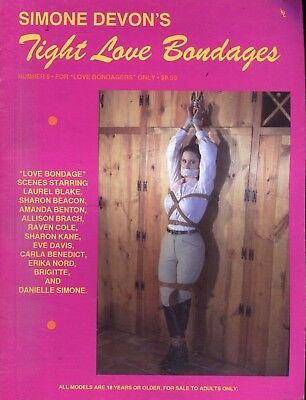 Simone Devon's Tight Love Bondages Magazine Laurel Blake #5 1992 042318lm-ep2
