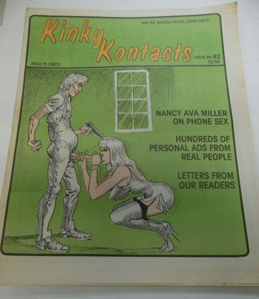 Kinky Kontacts Newspaper Nancy Ava Miller On Phone Sex #82 1990s 120619lm-ep2
