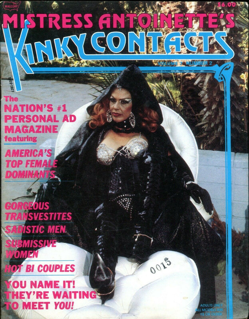 Mistress Antoinette's Kinky Contacts vol.7 #2 1986 Magcorp 072619lm-ep