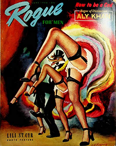 Rogue For Men Magazine Lili St. Cyr June 1956