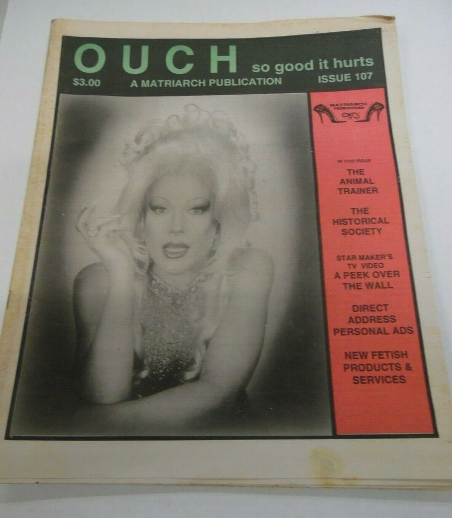 Ouch Fetish Newspaper The Historical Society #107 1995 122119lm-ep