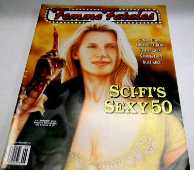 Femme Fatales Adult Magazine "X-Files Natasha Henstridge"June 1997 060313Lm-ep