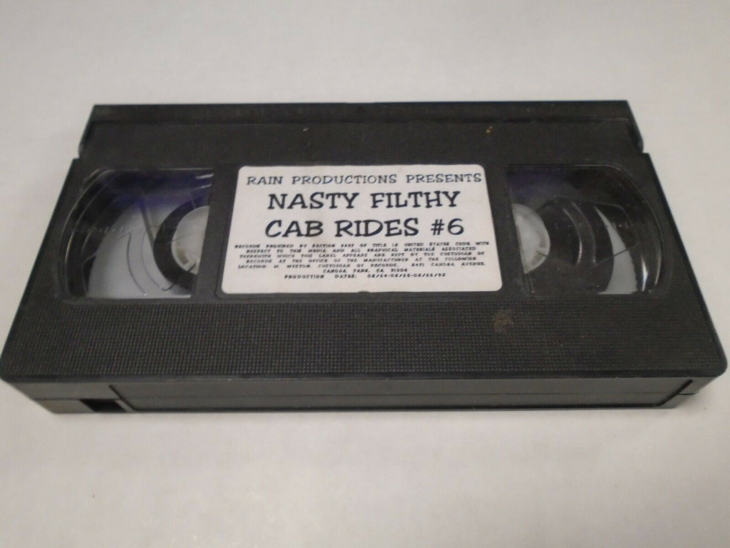 Nasty Filthy Cab Rides #6 Rain Productions Adult VHS 031919AMP2