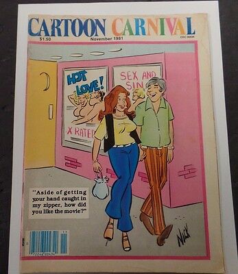 Cartoon Carnival Adult Comic Magazine November 1981 vg 122615lm-ep