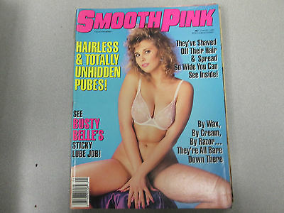 Smooth Pink Adult Magazine Busty Belle #1 1990 vg 031015lm-ep