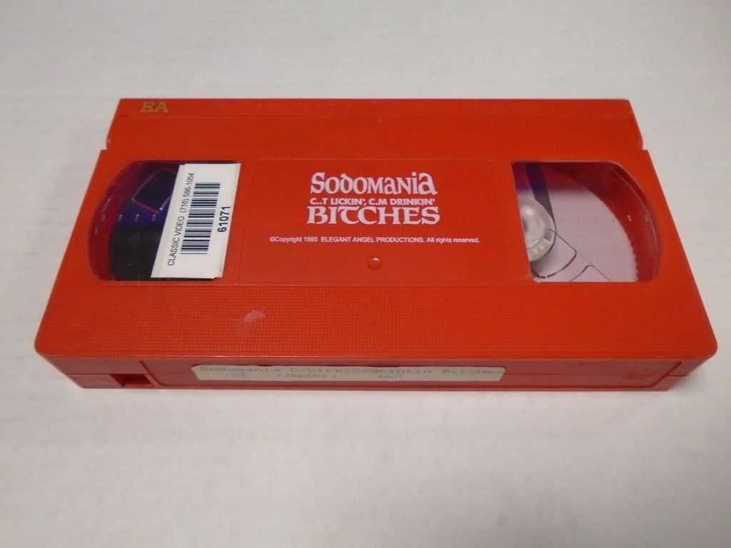 Sodo Mania Clit Licking Cum Drinkin Bitches 1995 Elegant Adult VHS 040519AMP