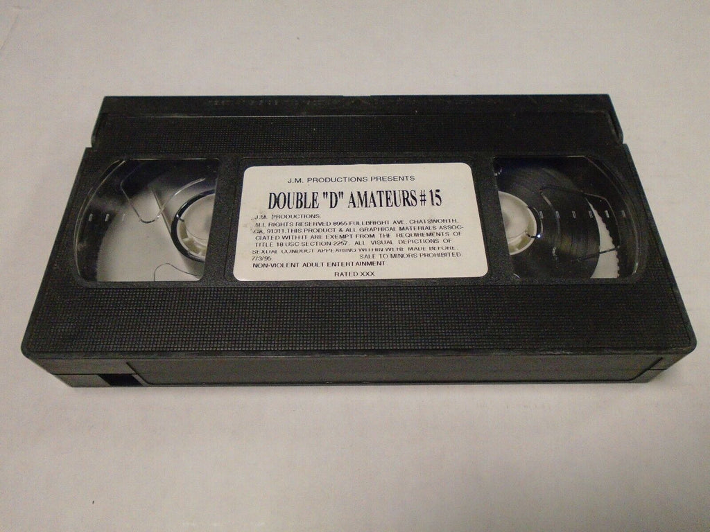 Double D Amateurs #15 JM productions 1995 Adult VHS 031419AMP2