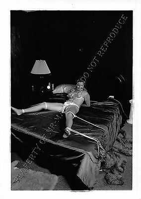 Adult 1990s B&W Photo 5x7 Bondage Beautiful Dirty Blonde Bound & Dominated 269MX