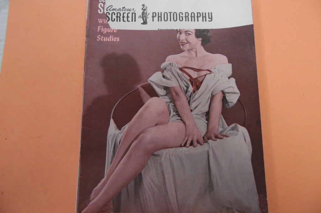 Amateur Screen And Photography Vintage Model Magazine August 1956 CLEARANCE 110916lm-ep5