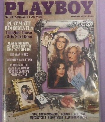 Playboy Magazine Playmate Roomates February 1981 w/cf 031913lm-epa