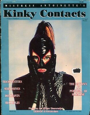 Kinky Contacts Magazine Mistress Antoinette vol.13 #3 1992 010418lm-ep2