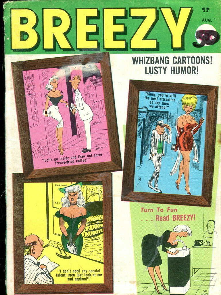 Breezy Digest Cartoons & Women August 1970 072019lm-ep