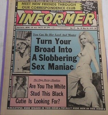 Informer Adult Newspaper Turn Her Into A Sex Maniac May 18, 1975 011213lm-epa