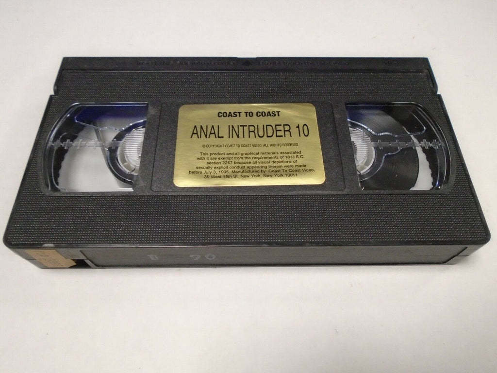 Anal Intruder 10 Coast to Coast 1995 Adult VHS 032919AMP3