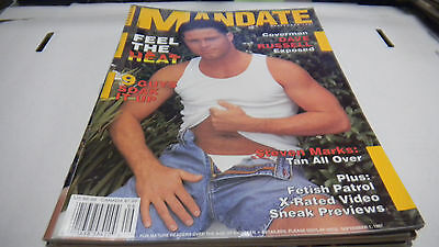 Mandate Gay Adult Magazine "Dave Russell Exposed" September 1997 40413Lm-ep