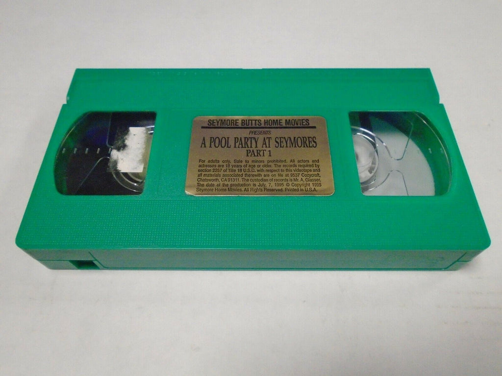A Pool Party at Seymores Part 1 Seymore Butts Adult VHS 020819AMP