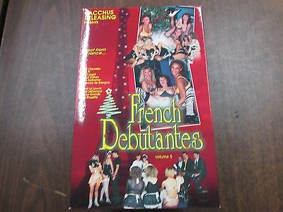 French Debutantes Vol 5 Bacchus Rel Chedri Pi NM Adult VHS 050515amp9