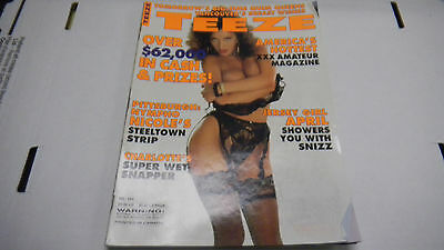 Teeze Busty Adult Magazine "Jersey Girl April " #121 1995 040513Lm-ep