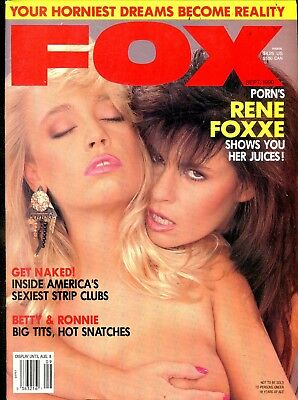 Fox Magazine Porn's Rene Foxxe September 1990 020218lm-ep