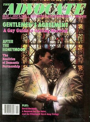 Advocate Gay Magazine Gay Guide To Getting Married #502 1988 102918lm-ep
