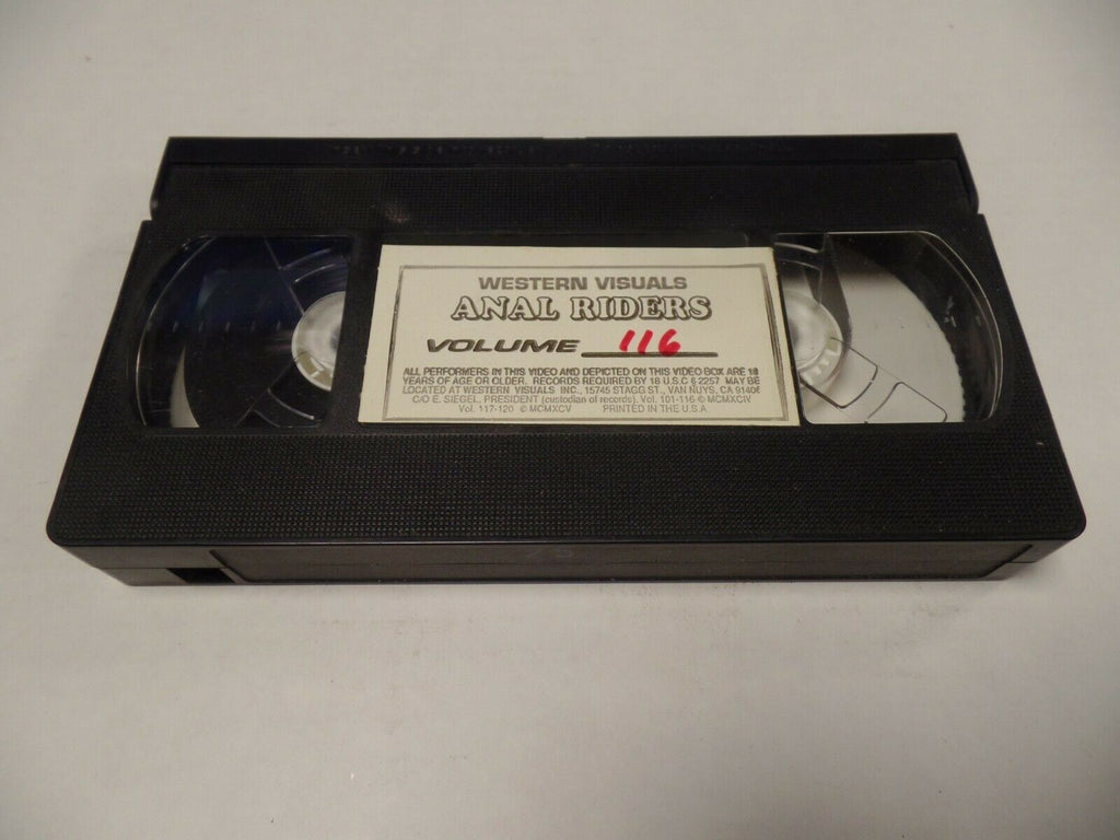 Anal Riders Vol 116 Western Visuals 1994 Adult VHS 052219AMP