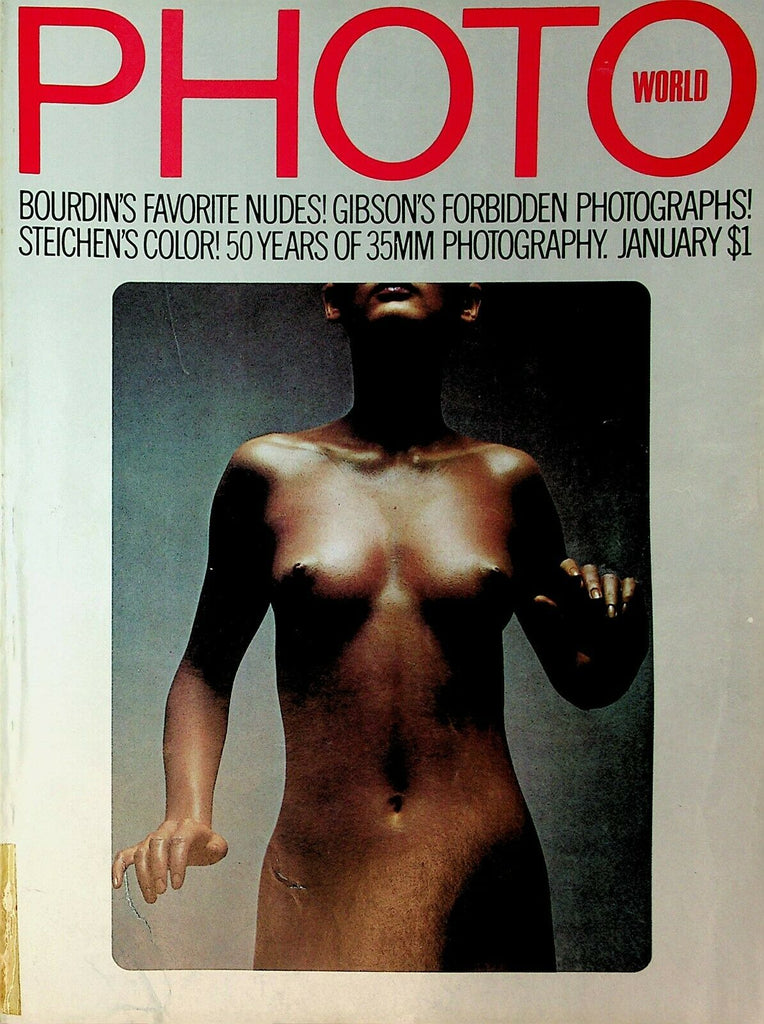 Photo World Magazine Gibson's Forbidden Photographs! January 1973 120620lm-ep2