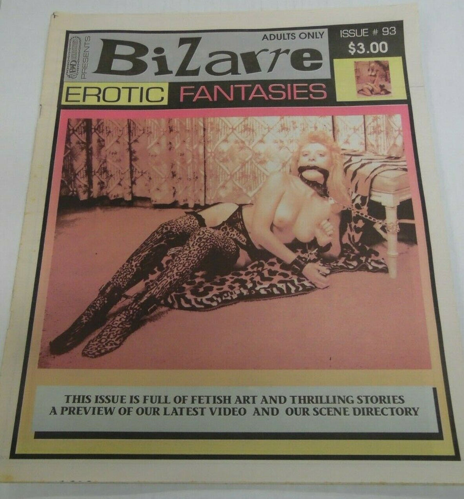 Bizarre Erotic Fantasies Newspaper To The Dark Side #93 1995 121619lm-ep