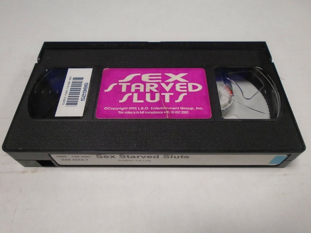 Sex Starved Sluts 1995 120mins Avalon Le Lee Adult VHS 021819AMP