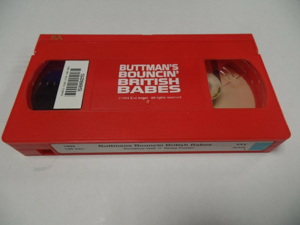 Buttman's Bouncin British Babes Roxanne Hall Nicky Foster Adult VHS 030119AMP2
