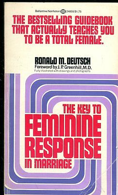 The Key To Feminine Response In Marriage Novel by Ronald M. Deutsh 022818lm-ep