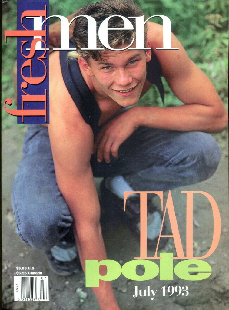 Fresh Men Gay Magazine Cover Guy Kip Lang July 1993 091619lm-ep