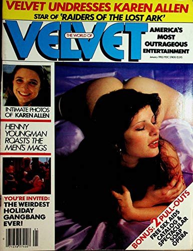 Velvet Magazine Samantha Fox/ Candy Samples/ Karen Allen-'Raiders Of The Lost Ark' January 1982   020726lmp