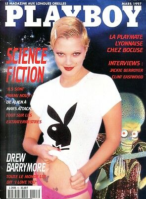 Playboy French International Drew Barrymore March 1997 092418lm-ep - New