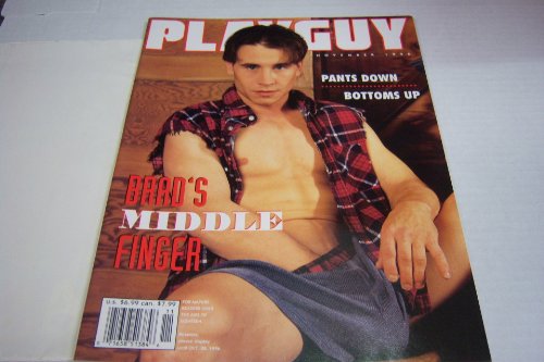 Playguy Adult Gay Adult Magazine "Pants Down, Bottoms Up" November 1996