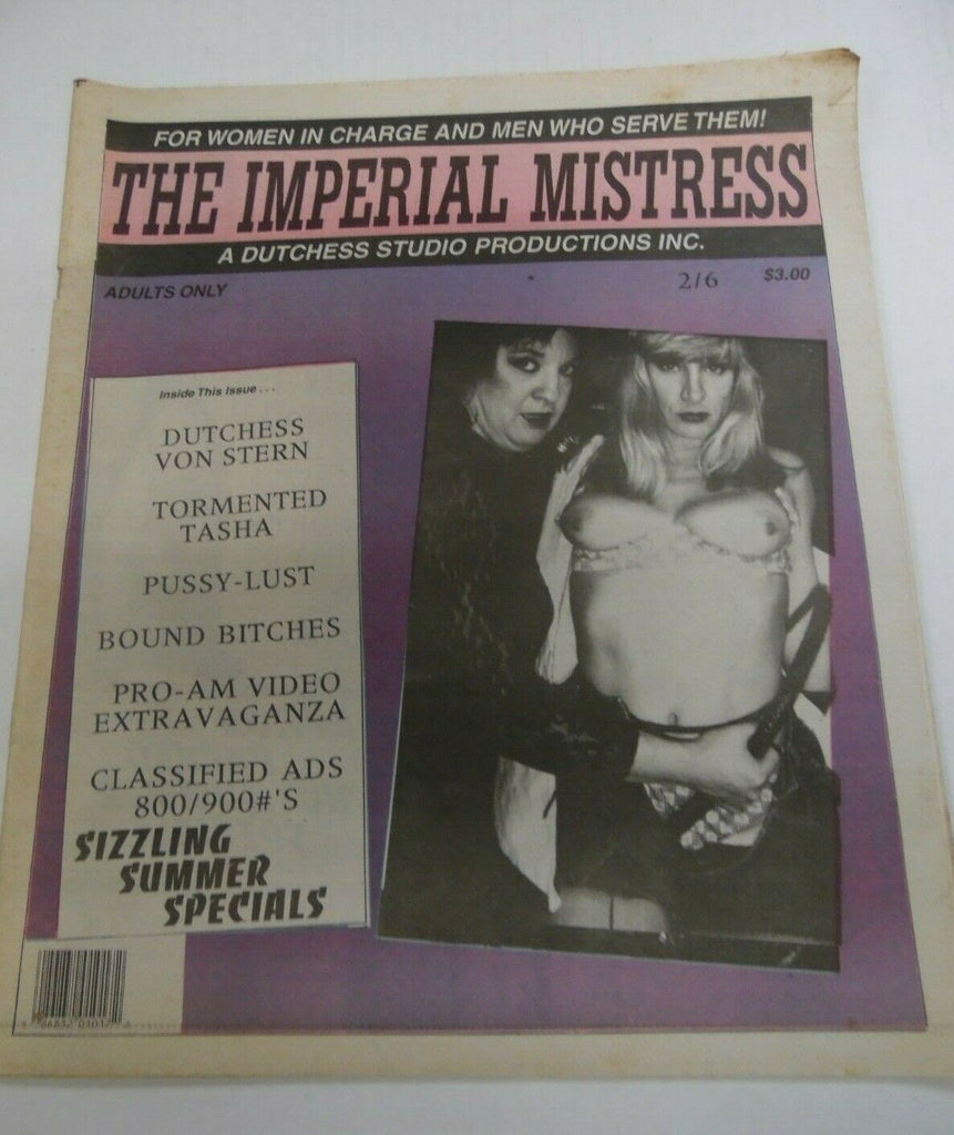 The Imperial Mistress Newspaper Dutchess Von Stern 2/6 1997 121419lm-ep