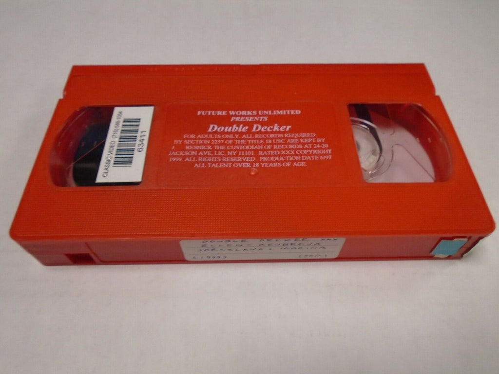 Double Decker Ellen Kevbrova 1999 90mins Adult VHS 031419AMP2