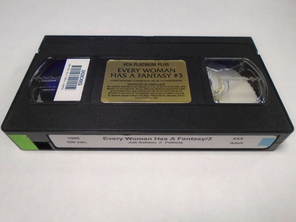 Every Woman Has a Fantasy 3 Juli Ashton Felecia 1995 100mins Adult VHS 021919AMP