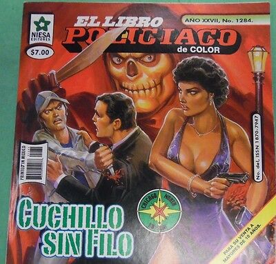 POLICIACO- CUCHILLO SIN FILO Spanish Graphic Novel #1284 070617lm-ep2