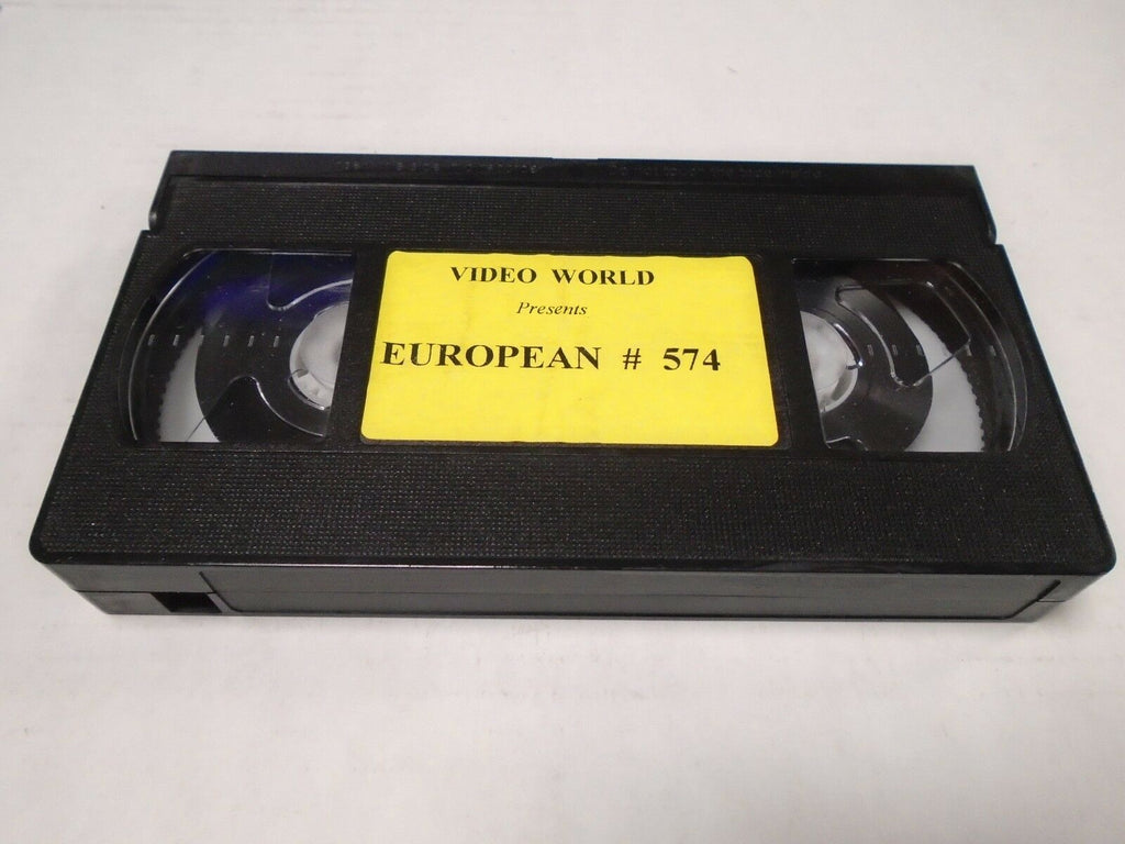 European #574 Horniest XXX Models Europe Vintage Adult VHS 011619AMP