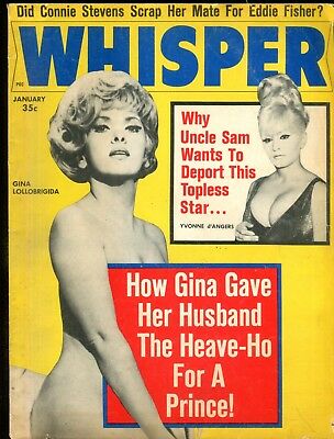 Whisper Vintage Magazine Gina Lollobrigida January 1967 062818lm-ep